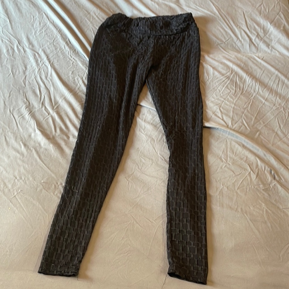 Black “tiktok” leggings size large